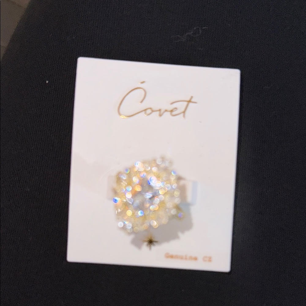 Covet Gold and Silver CZ Ring